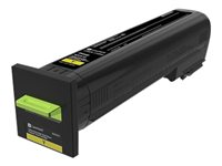 Lexmark - À rendement extrêmement élevé - jaune - original - cartouche de toner LCCP, LRP - pour Lexmark CX825de, CX825dte, CX825dtfe, CX860de, CX860dte, CX860dtfe 82K2XY0