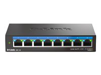 D-Link DMS 108 - Commutateur - non géré - 8 x 10/100/1000/2.5G - de bureau, fixation murale DMS-108/E