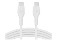 Belkin BOOST CHARGE - Câble USB - 24 pin USB-C (M) pour 24 pin USB-C (M) - 1 m - blanc CAB009BT1MWH