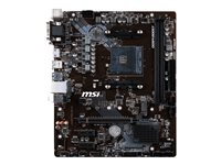 MSI A320M PRO-M2 V2 - Carte-mère - micro ATX - Socket AM4 - AMD A320 - USB 3.1 Gen 1 - Gigabit LAN - carte graphique embarquée (unité centrale requise) - audio HD (8 canaux) A320M PRO-M2 V2