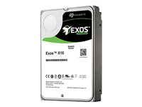 Seagate Exos X10 ST10000NM0096 - Disque dur - 10 To - interne - 3.5" - SAS 12Gb/s - 7200 tours/min - mémoire tampon : 256 Mo ST10000NM0096