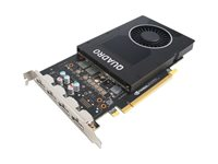 NVIDIA Quadro P2000 - Carte graphique - Quadro P2000 - 5 Go GDDR5 - PCIe 3.0 x16 - 4 x DisplayPort - pour ThinkStation P320 30BG, 30BH, 30BR; P330 30C5 (400 Watt), 30C6 (400 Watt), 30C9 (400 Watt); P330 (2nd Gen) 30CY (400 Watt), 30D0 (400 Watt), 30D3 (400 Watt); P410; P510; P520 30BE, 30BF, 30BQ; P520c 30BX, 30BY, 30C0; P710 30B6, 30B7; P720 30BA, 30BB, 30BU; P910 30B8, 30B9; P920 30BC, 30BD, 30BV 4X60N86662