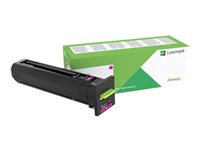 Lexmark - À rendement extrêmement élevé - magenta - original - cartouche de toner LCCP, LRP, Entreprise Lexmark - pour Lexmark CX825de, CX825dte, CX825dtfe, CX860de, CX860dte, CX860dtfe 82K2XME