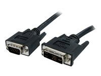 StarTech.com Câble écran DVI vers VGA - DVI-A (M) vers VGA HD15 (M) - 5m - Cordon DVI VGA - 1x DVI-A (analogique) mâle, 1x VGA HD-15 mâle - Câble vidéo - HD-15 (VGA) (M) pour DVI-A (M) - 5 m - moulé, vis moletées - noir DVIVGAMM5M