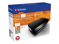 Verbatim Desktop Hard Drive disque dur - 3 To - SuperSpeed USB 3.0 47662