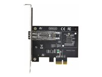 StarTech.com 1-Port GbE SFP Network Card, PCIe 2.1 x1, Intel I210-IS, 1GbE Controller, 1000BASE Copper/Fiber Optic, Single-Port Gigabit Ethernet NIC, Desktop/Server Backplanes - Windows and Linux Compatible (P011GI-NETWORK-CARD) - Adaptateur réseau - PCIe 2.0 - Gigabit SFP x 1 - noir P011GI-NETWORK-CARD