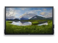 Dell P7524QT - Classe de diagonale 75" (74.52" visualisable) écran LCD rétro-éclairé par LED - interactive - avec écran tactile (multi-touches) - 4K UHD (2160p) 3840 x 2160 DELL-P7524QT