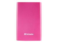 Verbatim Store 'n' Go Portable - Disque dur - 500 Go - externe (portable) - USB 3.0 - rose chaud 53025