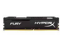 HyperX FURY - DDR4 - 4 Go - DIMM 288 broches - 2666 MHz / PC4-21300 - CL15 - 1.2 V - mémoire sans tampon - non ECC - noir HX426C15FB/4