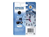 Epson 27XL - 17.7 ml - XL - noir - original - emballage coque avec alarme radioélectrique/ acoustique - cartouche d'encre - pour WorkForce WF-3620, WF-3640, WF-7110, WF-7610, WF-7620, WF-7715, WF-7720 C13T27114022