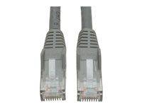 Tripp Lite 25ft Cat6 Gigabit Snagless Molded Patch Cable RJ45 M/M Gray 25' - Cordon de raccordement - RJ-45 (M) pour RJ-45 (M) - 7.6 m - UTP - CAT 6 - moulé, sans crochet, bloqué - gris N201-025-GY