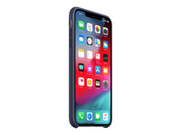 Apple - Coque de protection pour téléphone portable - silicone - bleu nuit - pour iPhone XS Max MRWG2ZM/A