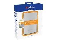 Verbatim Store 'n' Go Portable - Disque dur - 750 Go - externe (portable) - USB 2.0 - 5400 tours/min 53015