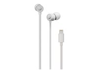 Beats urBeats3 - Écouteurs avec micro - intra-auriculaire - filaire - Lightning - isolation acoustique - argent satiné - pour iPad/iPhone/iPod (Lightning) MU9A2ZM/A