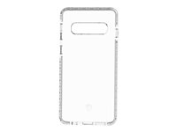 Force Case Life - Coque de protection pour téléphone portable - élastomère thermoplastique (TPE), polyuréthanne thermoplastique (TPU) - transparent - pour Samsung Galaxy S10 FCLIFENGS10T