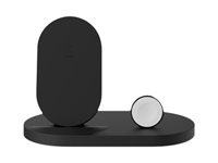 Belkin BOOST UP Wireless Charging Dock - Support de chargement sans fil + adaptateur secteur (USB) - noir - pour Apple iPhone 8, 8 Plus, X, XR, XS, XS Max; Watch F8J235VFBLK