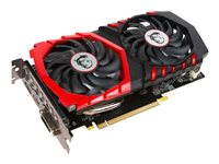 MSI GTX 1050 TI GAMING 4G - Carte graphique - GF GTX 1050 Ti - 4 Go GDDR5 - PCIe 3.0 x16 - DVI, HDMI, DisplayPort GEFORCE GTX 1050 TI GAMING 4G