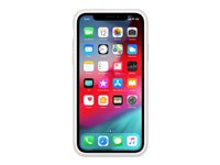 Apple Smart - Boîtier de batterie pour téléphone portable - silicone - blanc - pour iPhone XS MRXL2ZM/A