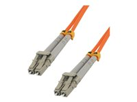 MCL - Câble réseau - LC multi-mode (M) pour LC multi-mode (M) - 20 m - fibre optique - 50 / 125 microns - OM2 - sans halogène FJOM2/LCLC-20M