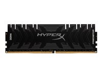 HyperX Predator - DDR4 - module - 16 Go - DIMM 288 broches - 2400 MHz / PC4-19200 - CL12 - 1.35 V - mémoire sans tampon - non ECC - noir HX424C12PB3/16