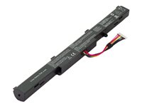 DLH - Batterie de portable (équivalent à : ASUS A41-X550E, ASUS 0B110-00220100, ASUS 0B110-00220200, ASUS 0B110-00220000, ASUS 0B110-00220300, ASUS 0B110-00220400) - Lithium Ion - 4 cellules - 2950 mAh - 44 Wh - noir - pour ASUS A751; F750; F751; K750; K751; P750; R409; R510; R751; R752; X550; X750; X751; X752 AASS2381-B042Q3