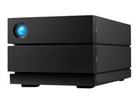 LaCie 2big RAID STHJ8000800 - Baie de disques - 8 To - 2 Baies - HDD 4 To x 2 - USB 3.1 Gen 2 (externe) - avec Plan de service de récupération des données d'une durée de 5 ans STHJ8000800