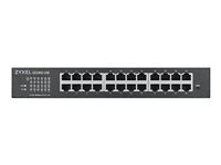 Zyxel GS1900-24E - Commutateur - intelligent - 24 x 10/100/1000 - Montable sur rack, fixation murale GS1900-24E-EU0102F