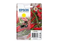 Epson 503XL Singlepack - 6.4 ml - XL - jaune - original - emballage coque avec alarme radioélectrique/ acoustique - cartouche d'encre - pour Expression Home XP-5200, XP-5205; WorkForce WF-2960DWF, WF-2965DWF C13T09R44020