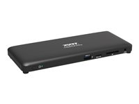 PORT connect Professional Docking OFFICE - Station d'accueil - USB-C 3.1 Gen 2 - HDMI, 2 x DP - 1GbE - 130 Watt - Europe 901910W-EU