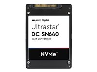 WD Ultrastar DC SN640 WUS4BB019D7P3E4 - SSD - chiffré - 1920 Go - interne - 2.5" - U.2 PCIe 3.1 x4 (NVMe) - AES 256 bits - Self-Encrypting Drive (SED), TCG Ruby Encryption 0TS1850