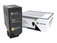 Lexmark - Jaune - original - cartouche de toner - pour Lexmark CS727de, CS728de, CX727de 75B0040