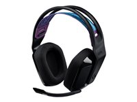 Logitech G G535 LIGHTSPEED Wireless Gaming Headset - Micro-casque - circum-aural - LIGHTSPEED - sans fil - noir - Certifié Discord 981-000972