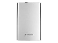 Verbatim Store 'n' Go Portable - Disque dur - 1.5 To - externe (portable) - USB 3.0 - 5400 tours/min - argent 53140
