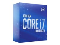 Intel Core i7 10700K - 3.8 GHz - 8 cœurs - 16 filetages - 16 Mo cache - LGA1200 Socket - Boîtier (sans refroidisseur) BX8070110700K