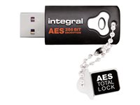 Integral Crypto Drive - Clé USB - chiffré - 4 Go - USB 2.0 INFD4GCRYPTO197