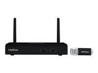 InFocus LiteShow 4 DB+ - Serveur de présentation - 100Mb LAN - Wi-Fi - 2.4 GHz, 5 GHz - pour InFocus IN1156, IN1188, INL3148, INL3149; JTouch INF6540, INF7540, INF8640 INLITESHOW4DB+