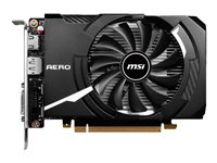 MSI GeForce GTX 1630 AERO ITX 4G OC - Carte graphique - NVIDIA GeForce GTX 1630 - 4 Go GDDR6 - PCIe 3.0 x16 - DVI, HDMI, DisplayPort GEFORCE GTX 1630 AERO ITX 4G OC