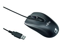 Fujitsu M440 ECO - Souris - droitiers et gauchers - optique - 3 boutons - filaire - USB - noir - OEM - pour Celsius H7510, J5010, W5010; ESPRIMO D7010, D7011, D9010, D9011, G9010, K5010/24, P9910 S26381-K450-L200