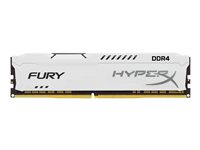 HyperX FURY - DDR4 - 8 Go - DIMM 288 broches - 3466 MHz / PC4-27700 - CL19 - 1.2 V - mémoire sans tampon - non ECC - blanc HX434C19FW2/8