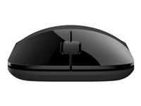 HP Z3700 - Souris - optique - 3 boutons - sans fil - 2.4 GHz, Bluetooth 5.0 - récepteur sans fil USB - noir 758A8AA#ABB