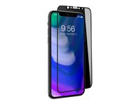 ZAGG InvisibleShield Glass+ Contour - Protection d'écran - noir, limpide - pour Apple iPhone X 200101021