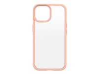 OtterBox React Series - Coque de protection pour téléphone portable - polycarbonate, caoutchouc synthétique - pêche parfaite (pêche) - pour Apple iPhone 15 77-92814