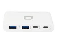 DICOTA USB-C Portable Hub 4-in-1 - Concentrateur (hub) - 2 x USB-C + 2 x SuperSpeed USB - de bureau D31731