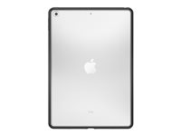 OtterBox React Series ProPack - Coque de protection pour tablette - polycarbonate, caoutchouc synthétique - cristal noir - 10.2" - pour Apple 10.2-inch iPad (7ème génération, 8ème génération, 9ème génération) 77-80707