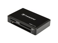 Transcend RDF9 - Lecteur de carte - tout-en-un (MS, CF, SDHC, microSDHC, SDXC, microSDXC, SDHC UHS-I, SDXC UHS-I, MS XC, microSDHC UHS-I, microSDXC UHS-I, SDHC UHS-II, SDXC UHS-II, CF UDMA) - USB 3.0 TS-RDF9K