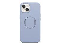 OtterBox OtterGrip Symmetry Series - Coque de protection pour téléphone portable - compatibilité avec MagSafe - polycarbonate, caoutchouc synthétique - vous faites du bleu (bleu) - pour Apple iPhone 15 Pro Max 77-93178