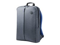 HP Essential Backpack - Sac à dos pour ordinateur portable - 15.6" - pour OMEN by HP 15; OMEN X by HP 2S; HP 14, 14s, 15, 15, 15s; Chromebook 11, 14, 15; Chromebook x360 13, 14, 15; ENVY 13, 15; x360 13, 14, 15; Pavilion 13, 14, 15; Pavilion Gaming 15; Pavilion x360 13, 14, 15; Spectre 13; Spectre Folio 13; Stream 11, 14; Stream x360 13, 14, 15; x360 13, 14, 15 K0B39AA#ABB