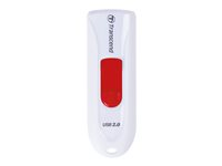 Transcend JetFlash 590 - Clé USB - 8 Go - USB 2.0 - blanc TS8GJF590W