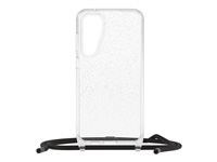 OtterBox React Series - Coque de protection pour téléphone portable - collier - stardust (paillettes transparentes) - pour Samsung Galaxy S23 FE 77-94263