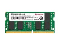 Transcend Branded - DDR4 - module - 8 Go - SO DIMM 260 broches - 3200 MHz / PC4-25600 - CL22 - 1.2 V - mémoire sans tampon - non ECC TS3200HSB-16G